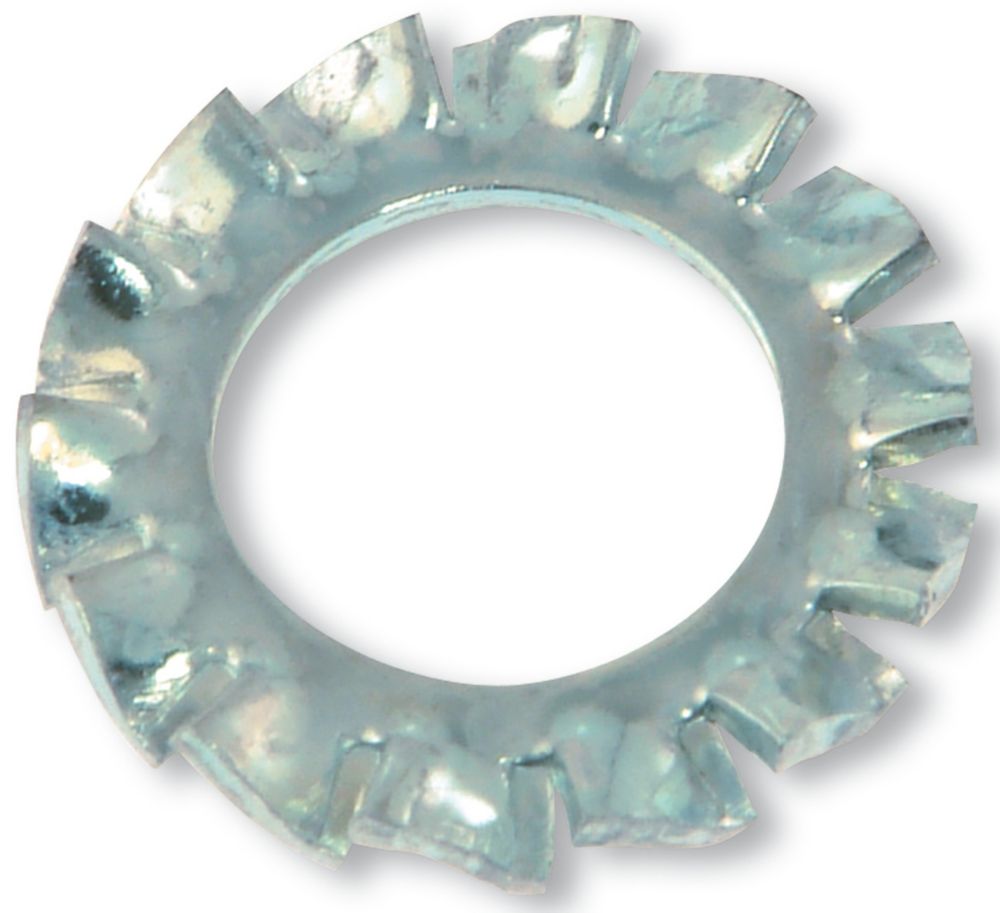 Easyfix Steel Shakeproof Washers M5 x 0.6mm 100 Pack Screwfix