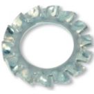 Easyfix Steel Shakeproof Washers M5 x 0.6mm 100 Pack