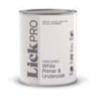LickPro  1Ltr White Matt  Interior & Exterior Multi Surface Primer Undercoat
