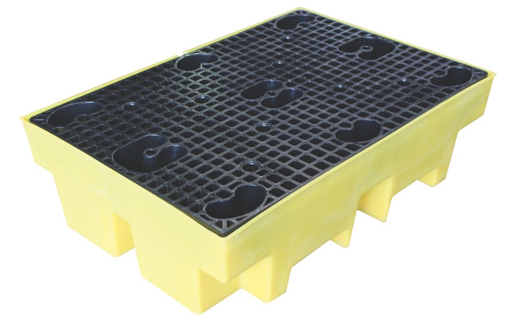 Essentials BP2 Bund Pallet 2 x 205Ltr Drums Screwfix