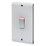 Crabtree Instinct 50A 2-Gang DP Control Switch White with LED