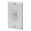 Crabtree Instinct 50A 2-Gang DP Control Switch White with LED