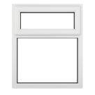 Crystal  Top Opening Clear Triple-Glazed Casement White uPVC Window 905mm x 1040mm