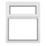 Crystal  Top Opening Clear Triple-Glazed Casement White uPVC Window 905mm x 1040mm