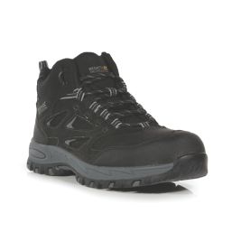 Regatta Mudstone S1 Size 7  Black/Granite Water-Resistant Steel Toe Cap Safety Boots