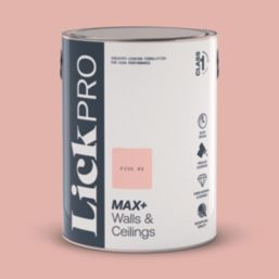 LickPro Max+ 5Ltr Pink 09 Eggshell Emulsion  Paint