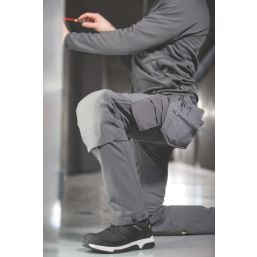 Mascot Customized Work Trousers Stone Grey 34.5" W 32" L