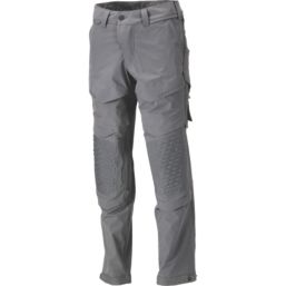 Mascot Customized Work Trousers Stone Grey 34.5" W 32" L