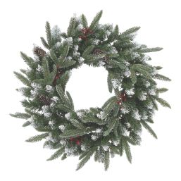 Blitzen 500mm Indoor LED Pre Lit Artificial Christmas Wreath