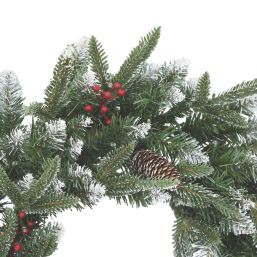 Blitzen 500mm Indoor LED Pre Lit Artificial Christmas Wreath