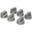 Belling 013342404  Knob 6 Pack