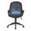 Nautilus Designs Lattice Medium Back Task/Operator Chair Blue