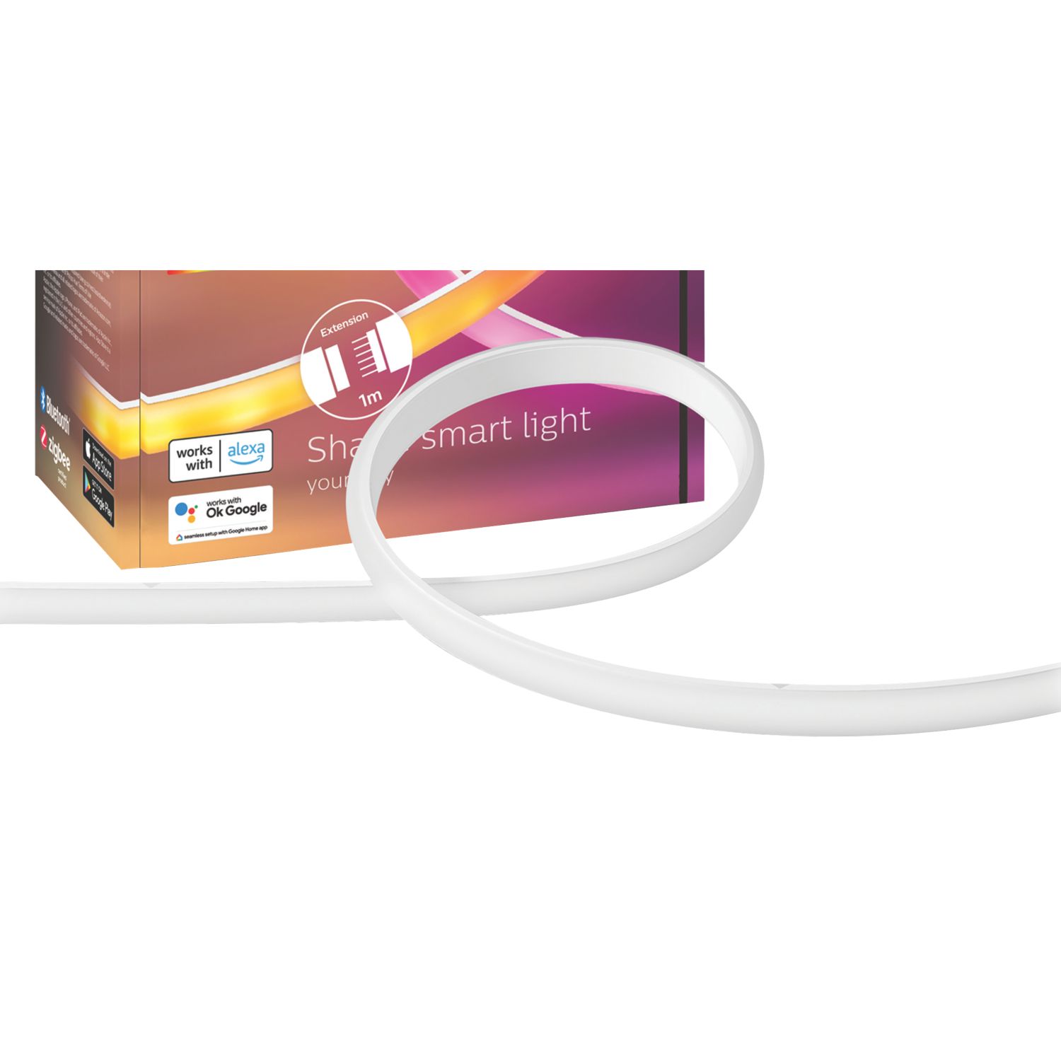 Philips Hue Ambiance Gradient 1m LED Lightstrip Extension 20W 1600-1800lm (518PY)