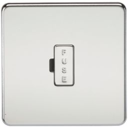 Knightsbridge  13A Unswitched Fused Spur  Polished Chrome