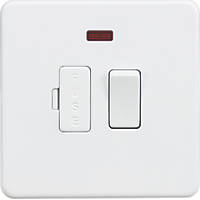 Knightsbridge SF6300NMW 13A Switched Fused Spur with LED Matt White