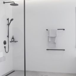 Hansgrohe AddStoris Bath Towel Rail Matt Black 648mm x 70mm x 32mm