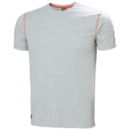 Helly Hansen Oxford Short Sleeve T-Shirt (Mens) Grey 2X Large 46" Chest