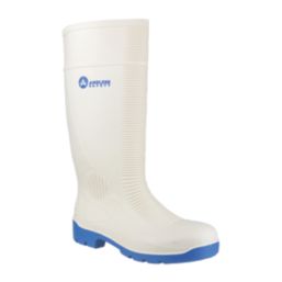 Amblers FS98 Food Size 9  White Steel Toe Cap Safety Wellies