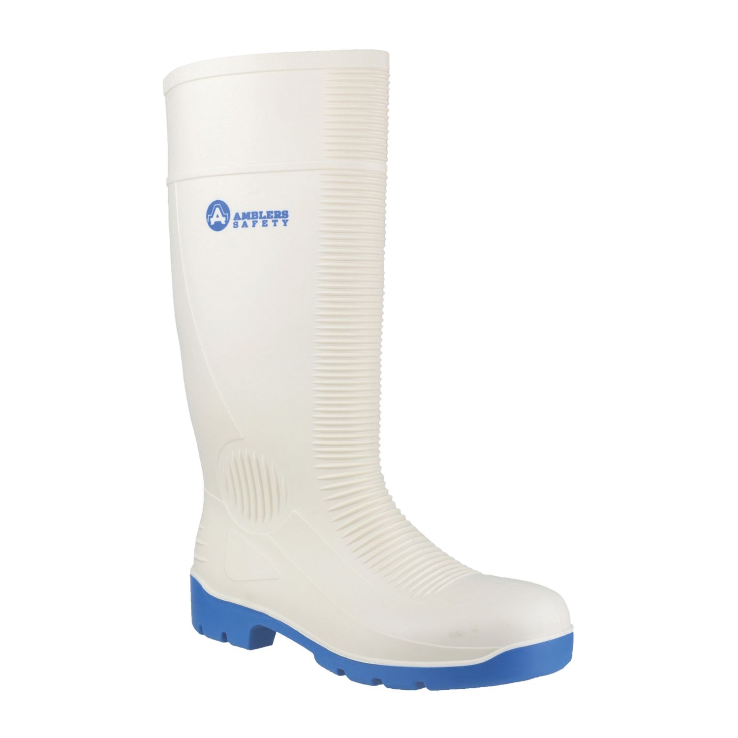 Amblers FS98 Food Size 9 White Steel Toe Cap Safety Wellies (518XH)