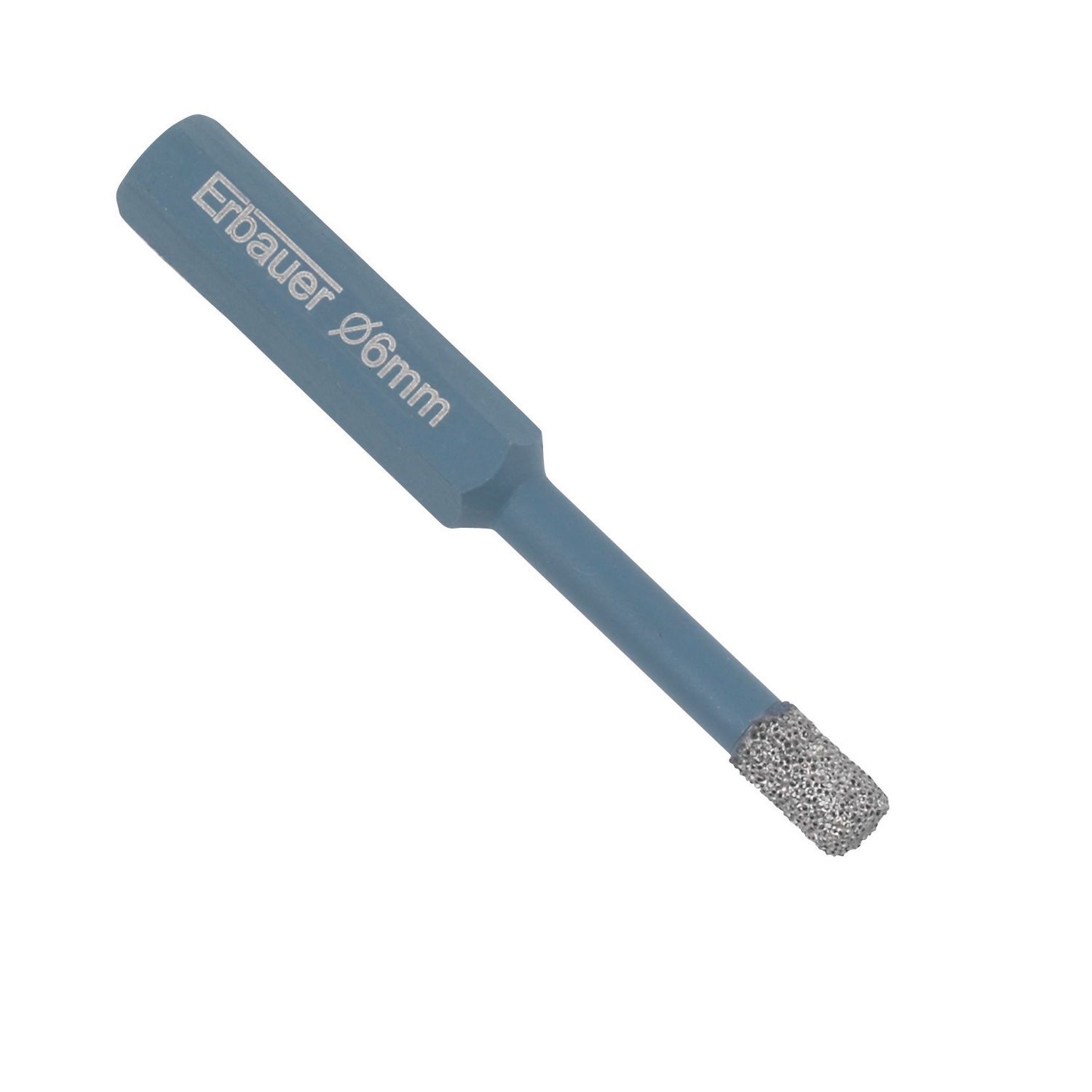 Erbauer Hex Shank Diamond Tile Drill Bit 6mm x 67mm (51908)