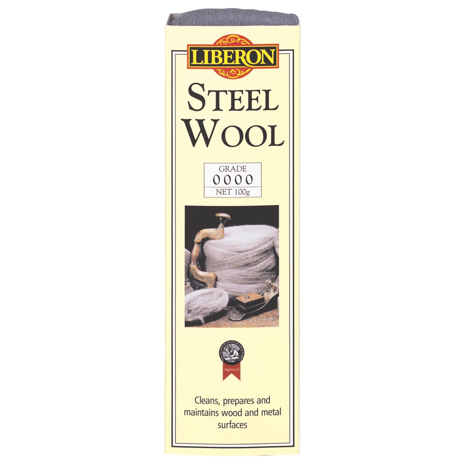 Liberon Paint & Varnish Grade 0000 Ultra Fine Steel Wool 100g (5196F)