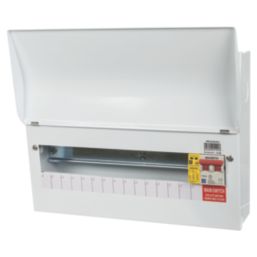 Lewden PRO-R14W-R1S 17-Module 14-Way Part-Populated High Integrity Main Switch Consumer Unit with SPD