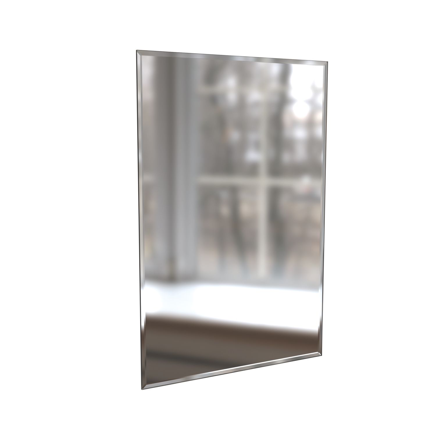 Nevarda Bathroom Mirror Plain 400mm x 10mm x 600mm (519AN)