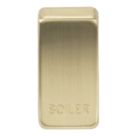 Knightsbridge 'BOILER' Switch Cover Brushed Brass