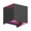 Calex  Outdoor LED Smart Colour Changing Up & Down Wall Light Black 6.5W 575lm