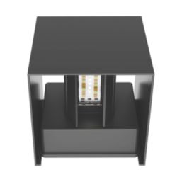 Calex  Outdoor LED Smart Colour Changing Up & Down Wall Light Black 6.5W 575lm