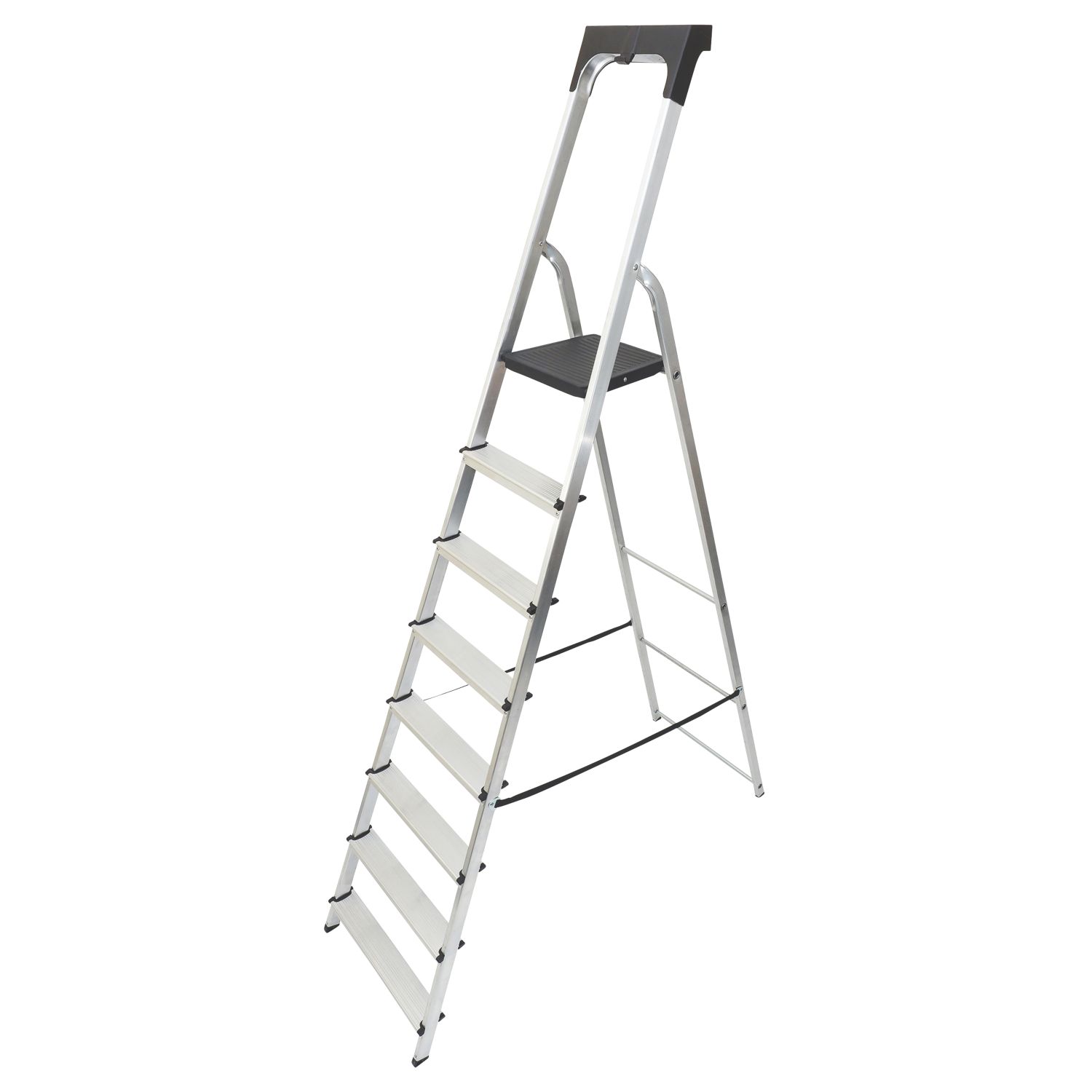 Werner Aluminium 2.36m 8 Step Platform Step Ladder (519FV)