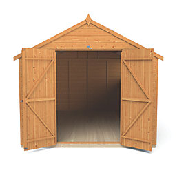Forest Delamere 8' x 11' 6" (Nominal) Apex Shiplap T&G Timber Shed