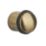 Security Solutions Cylinder Door Stop 31 x 37.5mm Antique Brass