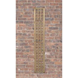 Forest Premium Framed Softwood Rectangular Garden Trellis 1' x 6' 5 Pack