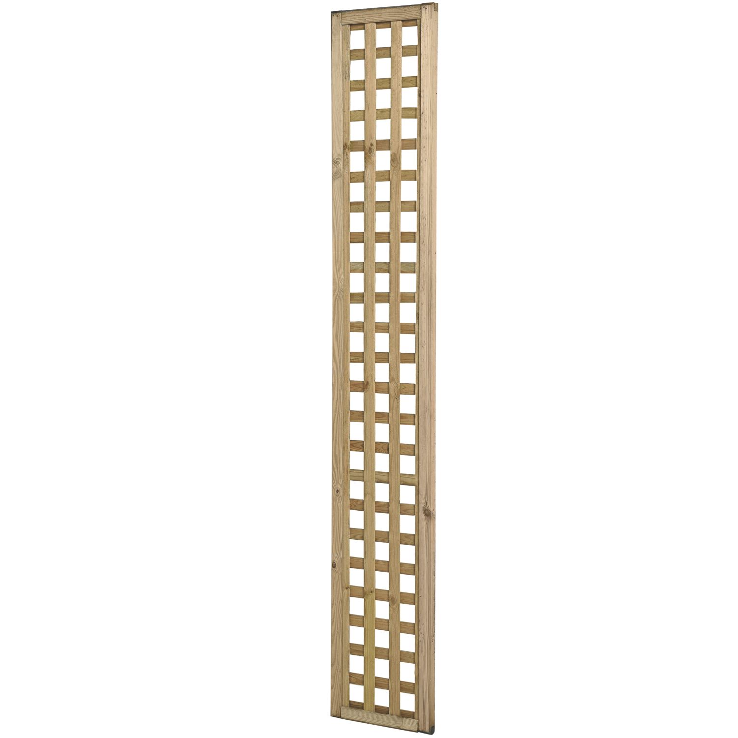 Forest Premium Framed Softwood Rectangular Garden Trellis 1' x 6' 5 Pack (519KP)
