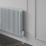 Reina 500mm x 1190mm 4485BTU White Horizontal 3 Column Radiator