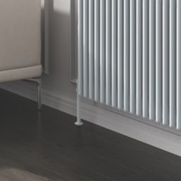 Reina 500mm x 1190mm 4485BTU White Horizontal 3 Column Radiator