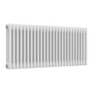 Reina 500mm x 1190mm 4485BTU White Horizontal 3 Column Radiator