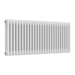 Reina 500mm x 1190mm 4485BTU White Horizontal 3 Column Radiator