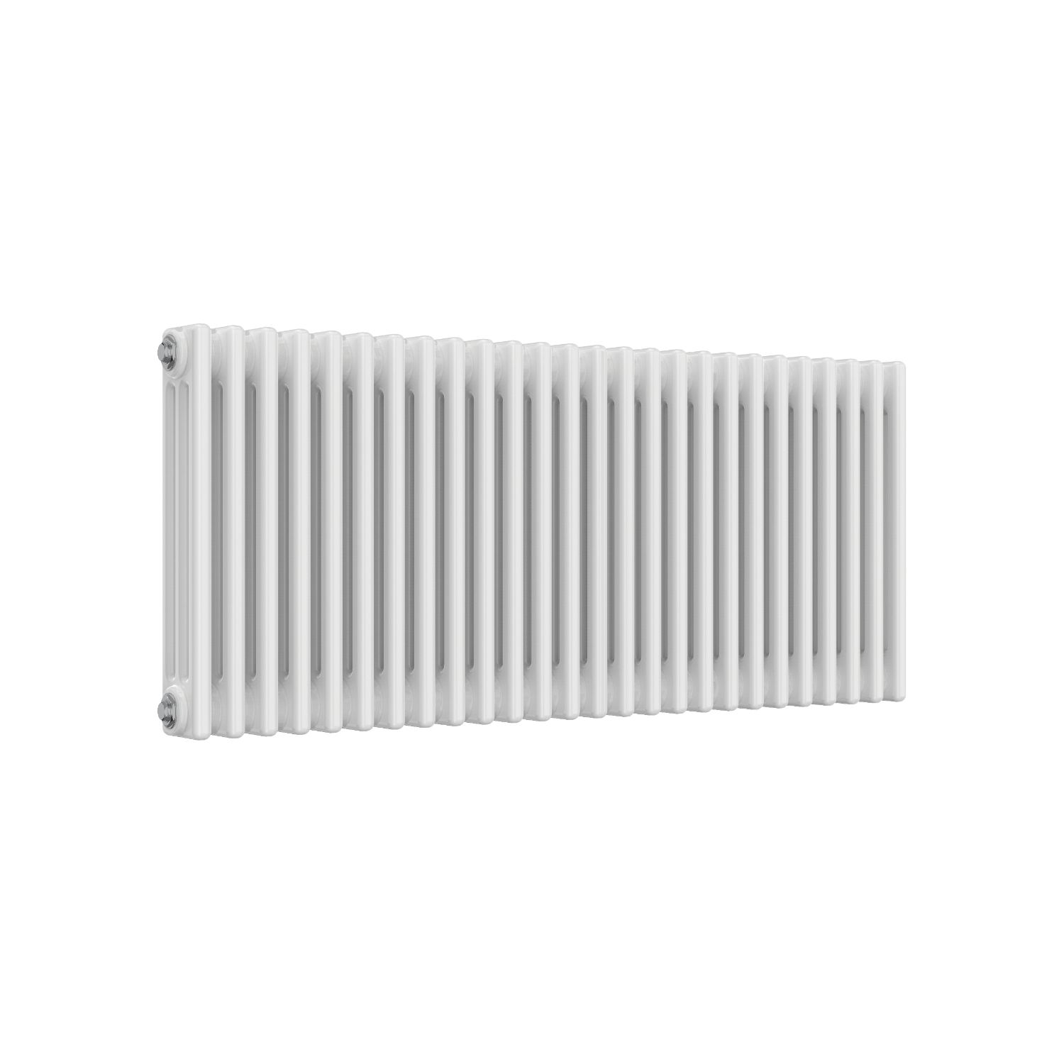 Reina 500mm x 1190mm 4485BTU White Horizontal 3 Column Radiator (519LH)