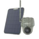 Reolink Go Series G450  Solar & Battery-Powered Black & Green Wireless 4K Outdoor Dome Pan-Tilt Wildlife Camera with Solar Panel