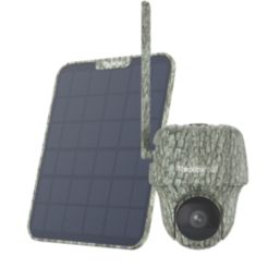 Reolink Go Series G450  Solar & Battery-Powered Black & Green Wireless 4K Outdoor Dome Pan-Tilt Wildlife Camera with Solar Panel