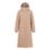 Regatta Eloria Womens Hooded Long Quilted Coat Mocha - 4S8 Size 16