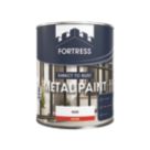 Fortress 750ml White Gloss  Metal Paint