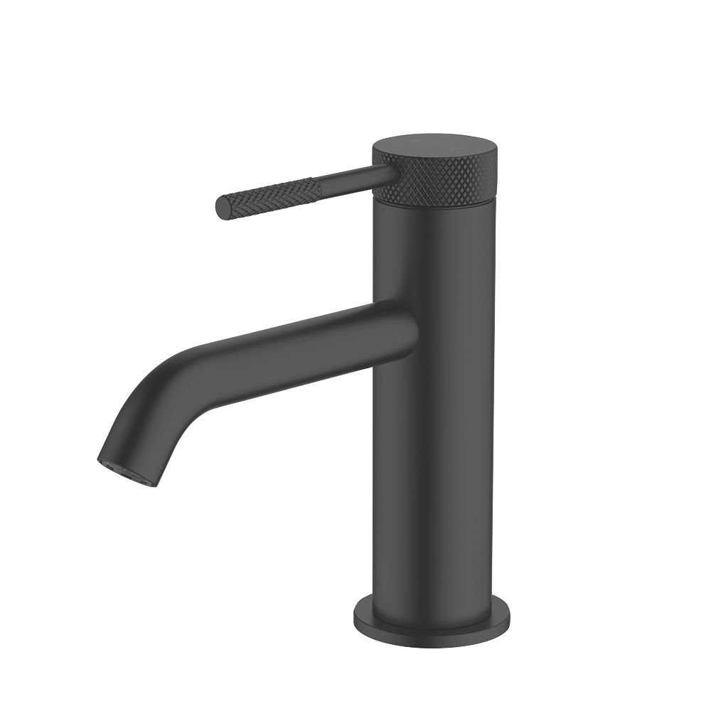 Esk Basin Mono Mixer Tap with Clicker Waste Black Screwfix