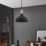 Eglo Sabinar 28cm Single Pendant Light Black/Brown