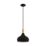 Eglo Sabinar 28cm Single Pendant Light Black/Brown