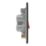 LAP  45A 1-Gang 2-Pole Cooker Switch Matt Black with LED with Red Inserts
