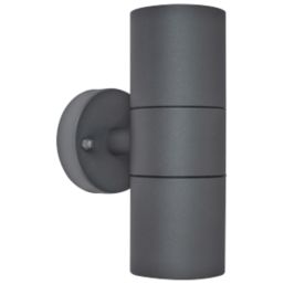 Luceco Azurar Outdoor Decorative External Wall Light Slate Grey