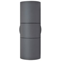 Luceco Azurar Outdoor Decorative External Wall Light Slate Grey
